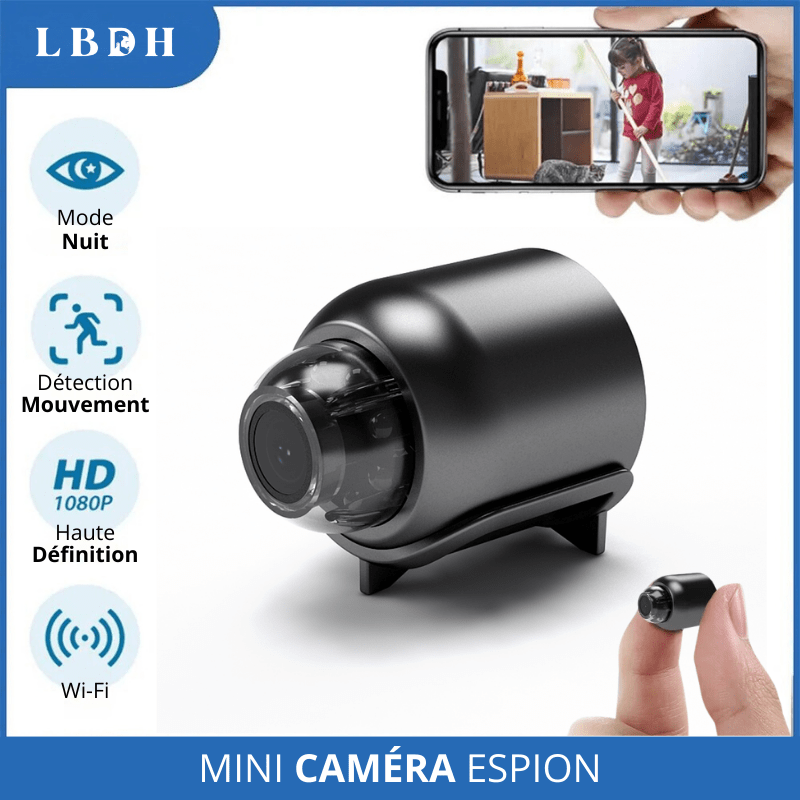 Mini caméra espion, micro caméra avec détection de mouvement