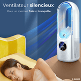 ventilateur silencieux sans pales pour un sommeil frais et tranquille