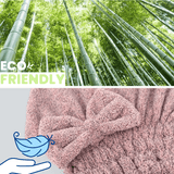 eco friendly et douceur de la serviette en microfibre pour cheveux bouclés