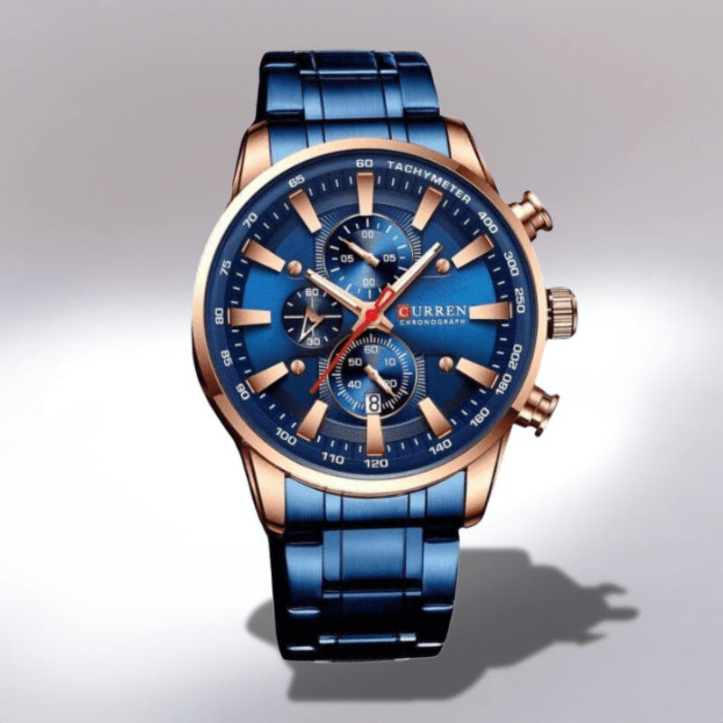 Montre Quartz Luxe Bracelet Acier