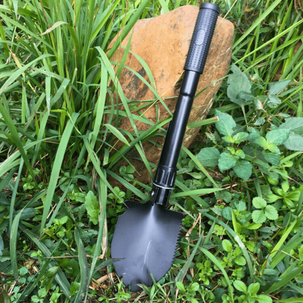 Pelle de camping pliante portable multifonction Pelle de survie Pelle de  jardin en plein air (noir)
