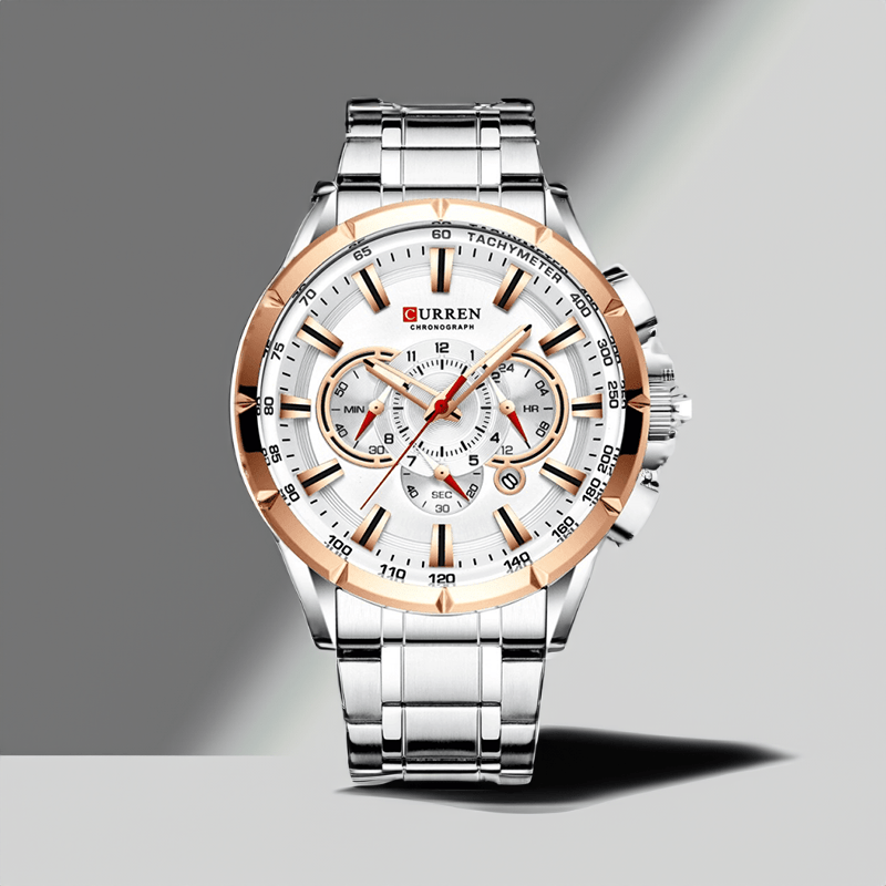 Montre Chronographe Bracelet Acier