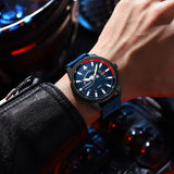 Montre Quartz Acier et Silicone