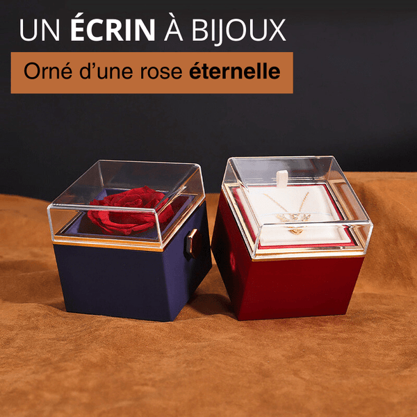 Boîte Cadeau à Bijoux Rose éternelle – La Boutique Des Hommes