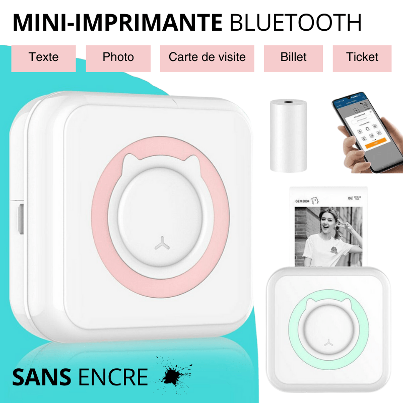 IMPRIMANTE PHOTO PORTABLE BLUETOOTH