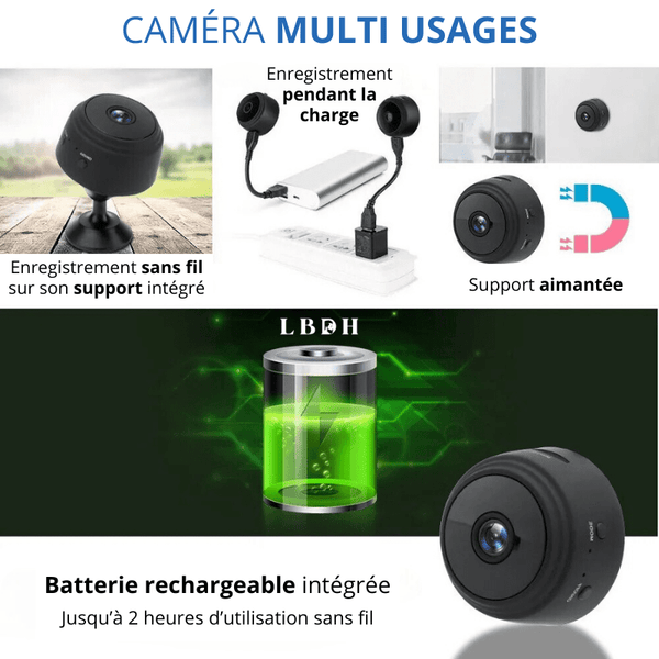 Mini Caméra de Surveillance Sans fil – La Boutique Des Hommes
