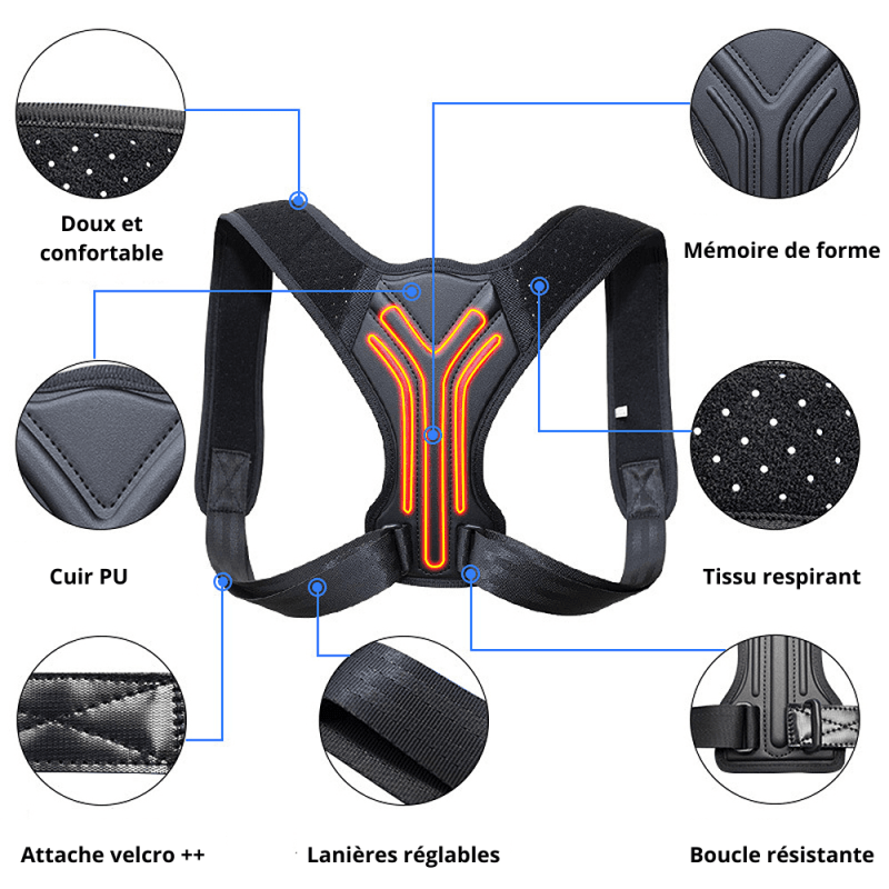 CORRECTEUR DE POSTURE DOS ET EPAULE