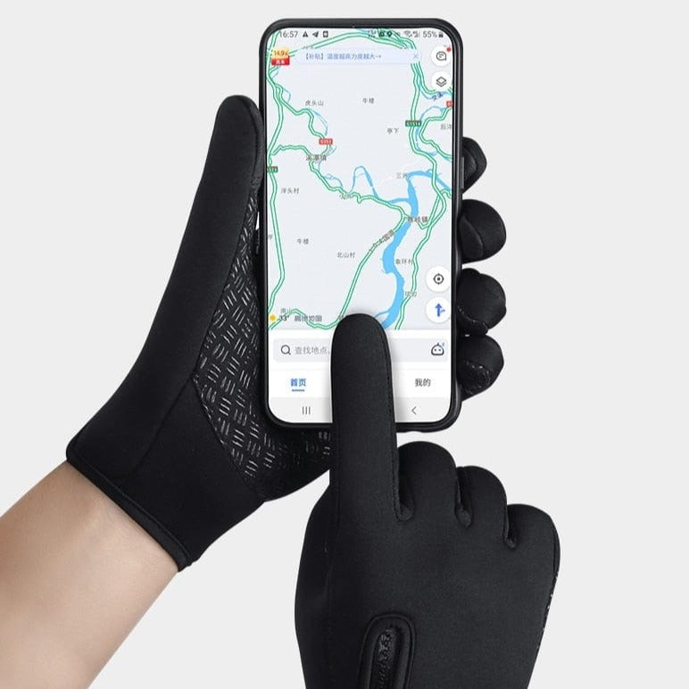 exemple sur téléphone pour le tactile des gants tactiles thermiques chauffants pour l'hiver pour homme