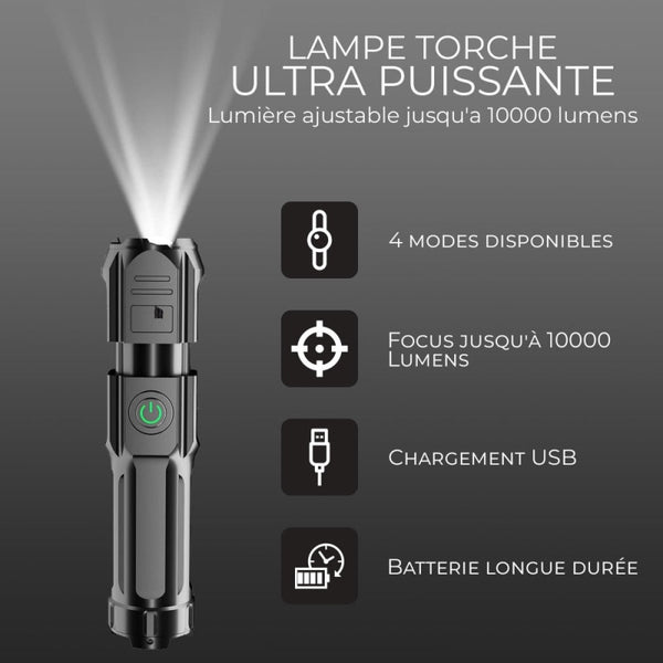 Acheter Lampe de poche Super lumineuse, torche Led Ultra puissante