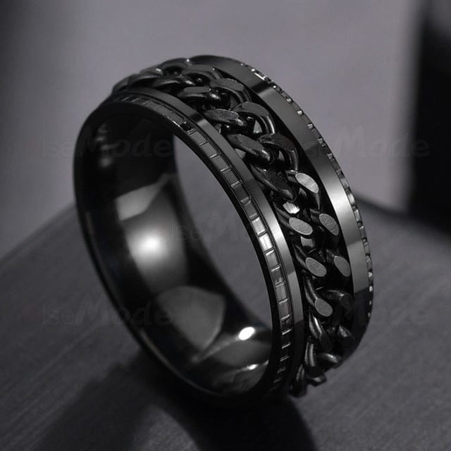 BAGUE CHAÎNE EN ACIER LBDH homme